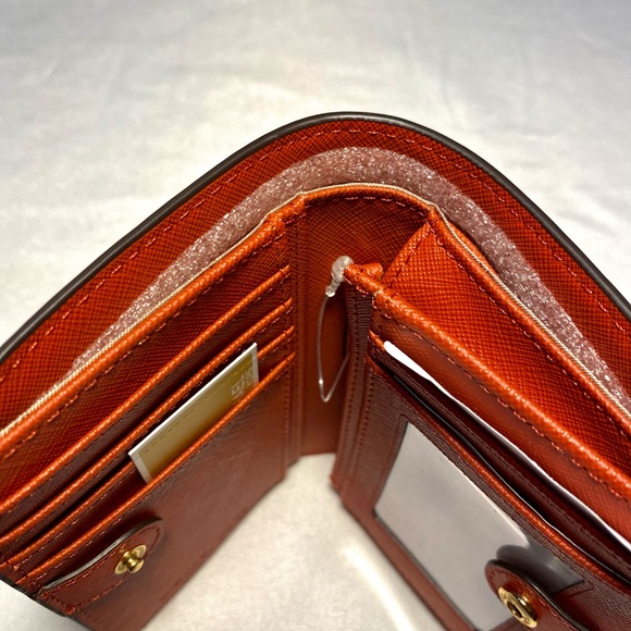 Wallet Leather Michael Kors Jet Set Charm Terracotta - Picture 9 of 13